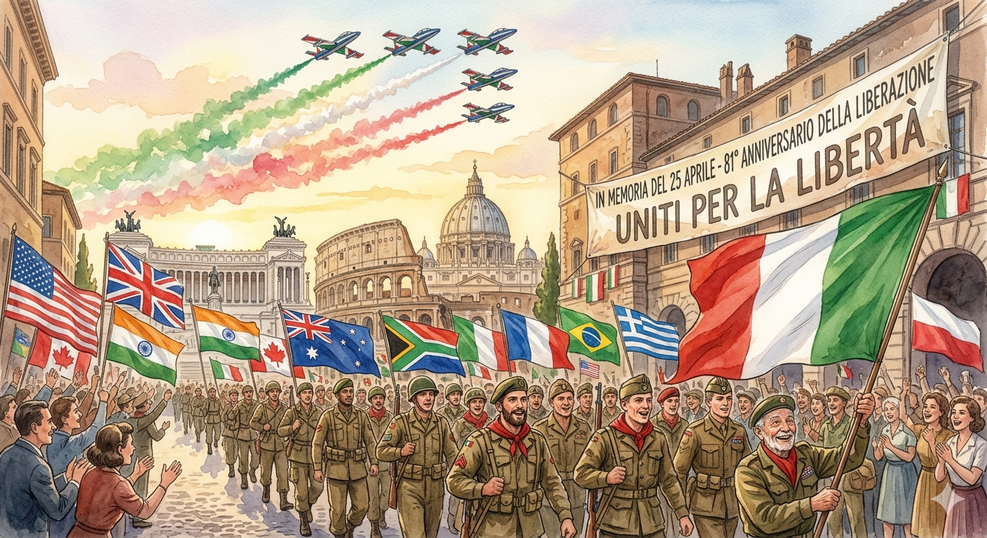 25 Aprile 2026: Ottantunesimo Anniversario della Liberazione d’Italia