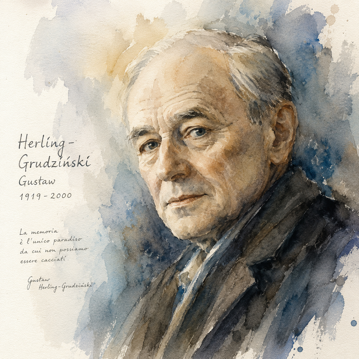 20 maja 2026 r. : Gustaw Herling-Grudziński.