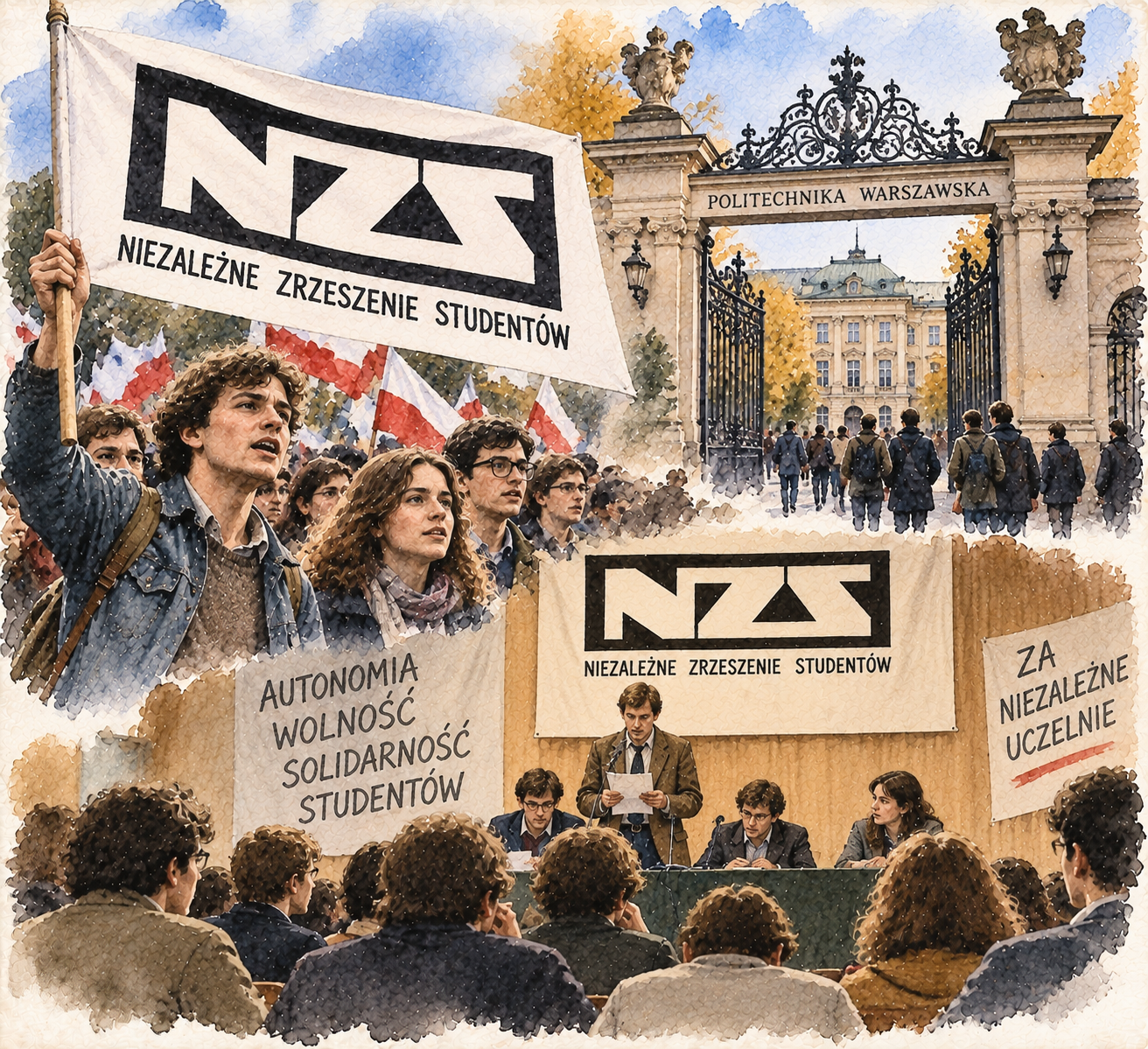 Powstają ogólnopolskie struktury Niezależnego Zrzeszenia Studentów
